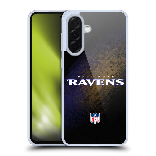 NFL Baltimore Ravens Logo Blur Soft Gel Case for Samsung Galaxy A36 5G