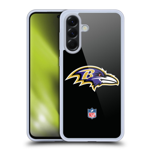 NFL Baltimore Ravens Logo Plain Soft Gel Case for Samsung Galaxy A56 5G