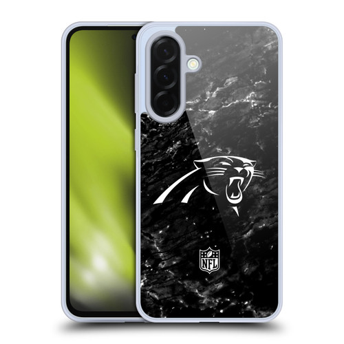 NFL Carolina Panthers Artwork Marble Soft Gel Case for Samsung Galaxy A36 5G