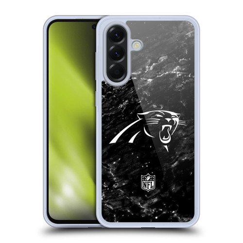 NFL Carolina Panthers Artwork Marble Soft Gel Case for Samsung Galaxy A56 5G