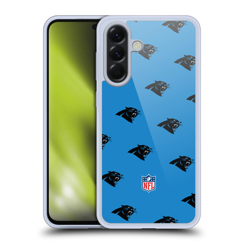 NFL Carolina Panthers Artwork Patterns Soft Gel Case for Samsung Galaxy A56 5G