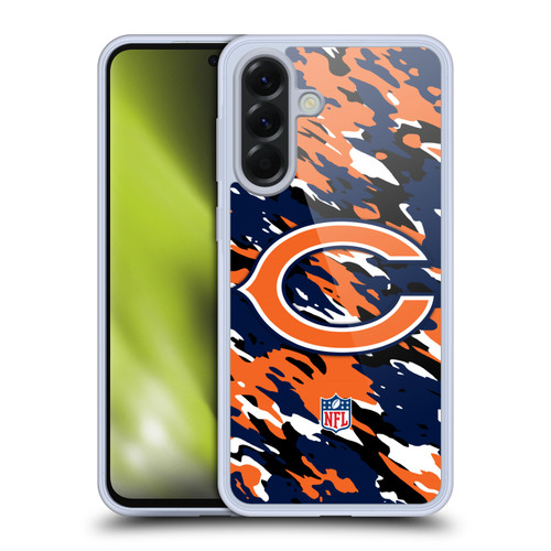NFL Chicago Bears Logo Camou Soft Gel Case for Samsung Galaxy A56 5G
