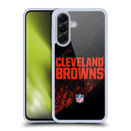 NFL Cleveland Browns Logo Blur Soft Gel Case for Samsung Galaxy A56 5G