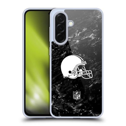 NFL Cleveland Browns Artwork Marble Soft Gel Case for Samsung Galaxy A36 5G