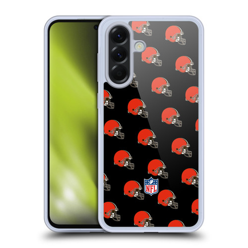 NFL Cleveland Browns Artwork Patterns Soft Gel Case for Samsung Galaxy A56 5G