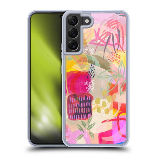 Suzanne Allard Floral Art You Are Loved Soft Gel Case for Samsung Galaxy S22+ 5G & MagSafe