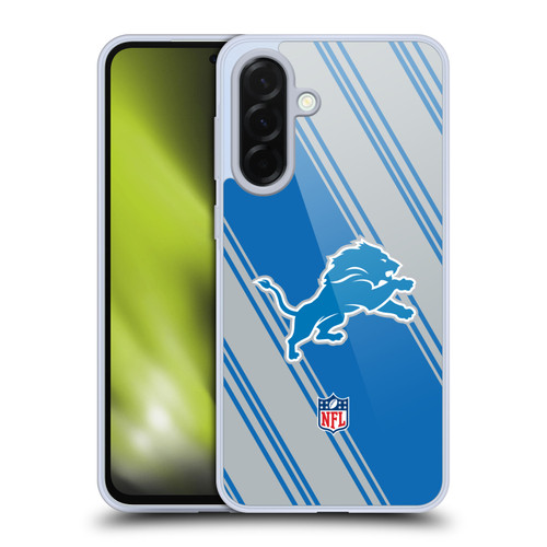 NFL Detroit Lions Artwork Stripes Soft Gel Case for Samsung Galaxy A36 5G