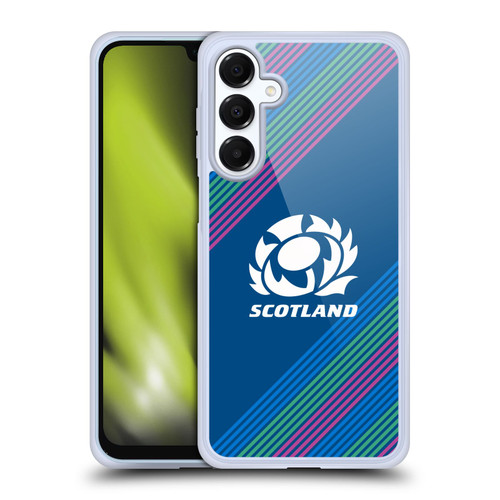 Scotland Rugby Graphics Stripes Soft Gel Case for Samsung Galaxy A16 5G & MagSafe