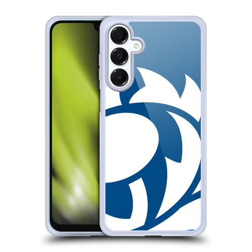 Scotland Rugby Oversized Thistle Saltire Blue Soft Gel Case for Samsung Galaxy A16 5G & MagSafe