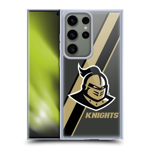 University Of Central Florida UCF University Of Central Florida Stripes Soft Gel Case for Samsung Galaxy S23 Ultra 5G & MagSafe
