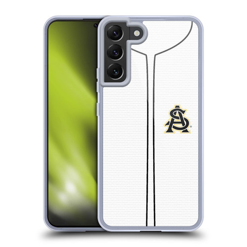Arizona State University ASU Arizona State University Baseball Jersey Soft Gel Case for Samsung Galaxy S22+ 5G & MagSafe