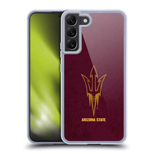 Arizona State University ASU Arizona State University Distressed Look Soft Gel Case for Samsung Galaxy S22+ 5G & MagSafe