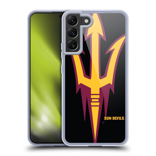 Arizona State University ASU Arizona State University Oversized Icon Soft Gel Case for Samsung Galaxy S22+ 5G & MagSafe