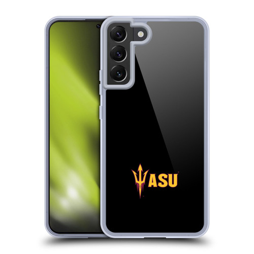 Arizona State University ASU Arizona State University Sun Devils Soft Gel Case for Samsung Galaxy S22+ 5G & MagSafe