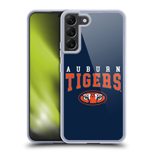 Auburn University AU Auburn University Auburn Tigers Soft Gel Case for Samsung Galaxy S22+ 5G & MagSafe