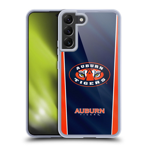 Auburn University AU Auburn University Banner Soft Gel Case for Samsung Galaxy S22+ 5G & MagSafe