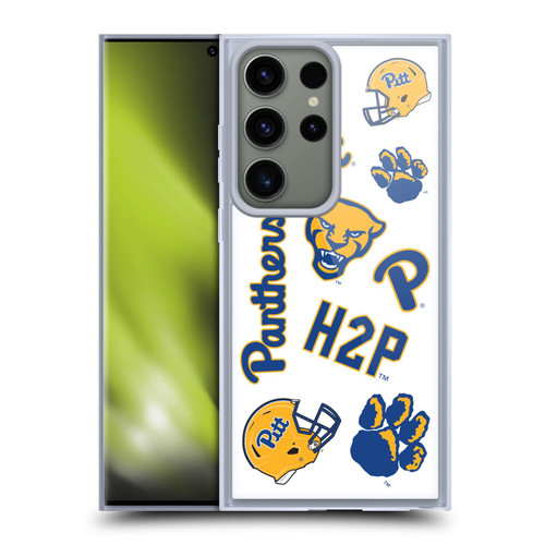 University Of Pittsburgh University of Pittsburgh Art Collage Soft Gel Case for Samsung Galaxy S23 Ultra 5G & MagSafe