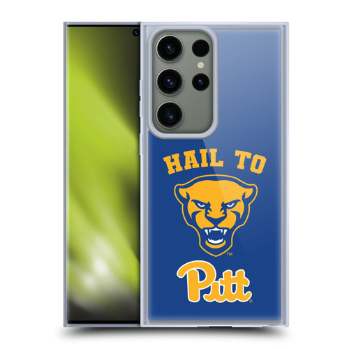 University Of Pittsburgh University of Pittsburgh Art Hail To Pitt Soft Gel Case for Samsung Galaxy S23 Ultra 5G & MagSafe