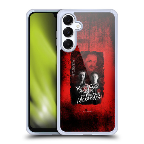 Supernatural Graphic Castiel Soft Gel Case for Samsung Galaxy A16 5G & MagSafe