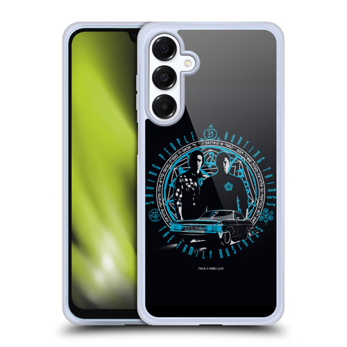 Supernatural Vectors Dean & Sam Business Soft Gel Case for Samsung Galaxy A16 5G & MagSafe