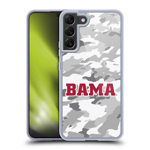 University Of Alabama UA The University Of Alabama Art Camou Winter Soft Gel Case for Samsung Galaxy S22+ 5G & MagSafe