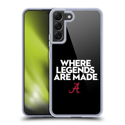 University Of Alabama UA The University Of Alabama Art Legends Soft Gel Case for Samsung Galaxy S22+ 5G & MagSafe