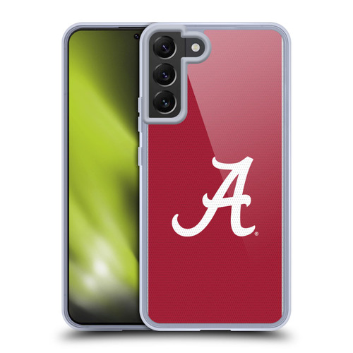 University Of Alabama UA The University Of Alabama Football Jersey Soft Gel Case for Samsung Galaxy S22+ 5G & MagSafe