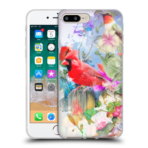 Aimee Stewart Assorted Designs Birds And Bloom Soft Gel Case for Apple iPhone 7 Plus / iPhone 8 Plus