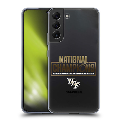 University Of Central Florida UCF 2 National Champions 3 Soft Gel Case for Samsung Galaxy S22+ 5G & MagSafe