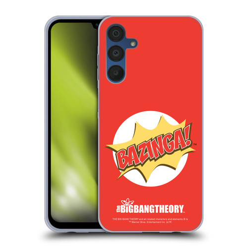 The Big Bang Theory Bazinga Pop Art Soft Gel Case for Samsung Galaxy A15 & MagSafe