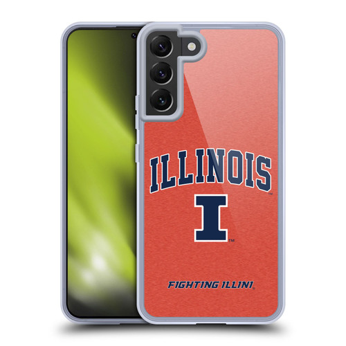 University Of Illinois U Of I University Of Illinois Campus Logotype Soft Gel Case for Samsung Galaxy S22+ 5G & MagSafe