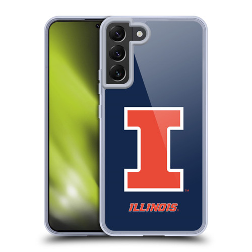University Of Illinois U Of I University Of Illinois Plain Soft Gel Case for Samsung Galaxy S22+ 5G & MagSafe