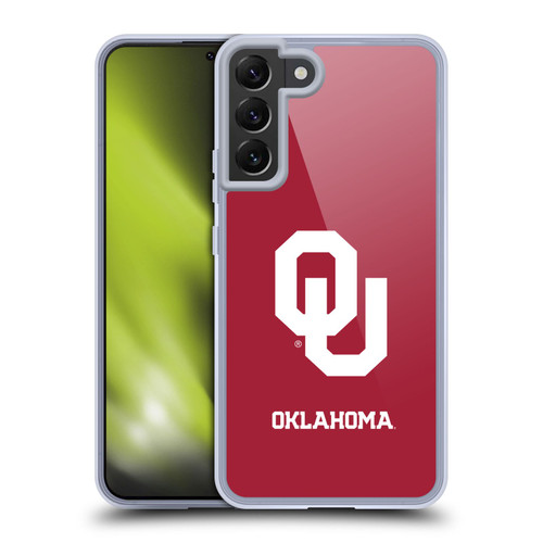 University of Oklahoma OU The University of Oklahoma Plain Soft Gel Case for Samsung Galaxy S22+ 5G & MagSafe