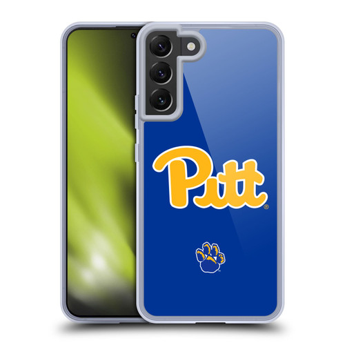 University Of Pittsburgh University Of Pittsburgh Plain Soft Gel Case for Samsung Galaxy S22+ 5G & MagSafe