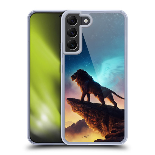 Jonas "JoJoesArt" Jödicke Big Cats Free Like A Bird Soft Gel Case for Samsung Galaxy S22+ 5G & MagSafe