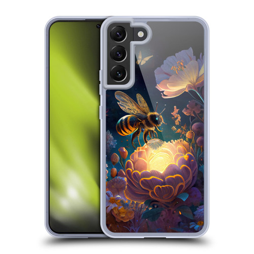 JK Stewart Art Bee Soft Gel Case for Samsung Galaxy S22+ 5G & MagSafe