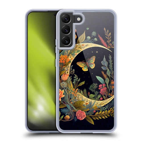 JK Stewart Art Crescent Moon Soft Gel Case for Samsung Galaxy S22+ 5G & MagSafe