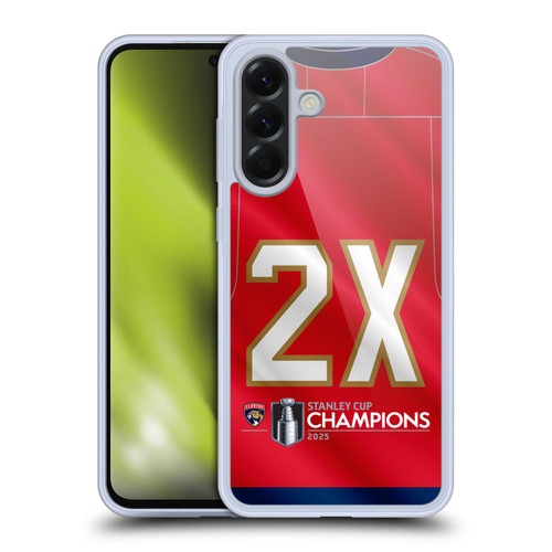 NHL 2025 Stanley Cup Champions Florida Panthers Jersey Soft Gel Case for Samsung Galaxy A56 5G