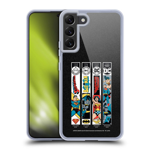 Justice League DC Comics 90th Anniversary Trinity Soft Gel Case for Samsung Galaxy S22+ 5G & MagSafe
