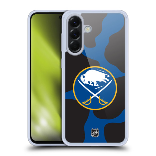 NHL Buffalo Sabres Cow Pattern Soft Gel Case for Samsung Galaxy A56 5G