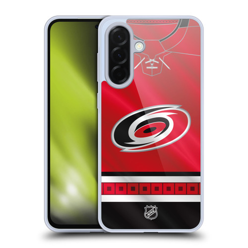 NHL Carolina Hurricanes Jersey Soft Gel Case for Samsung Galaxy A36 5G