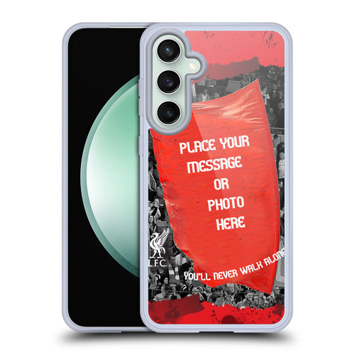 Custom Customised Personalised Liverpool Football Club Liverpool Fc Red Banner Soft Gel Case for Samsung Galaxy S23 FE 5G