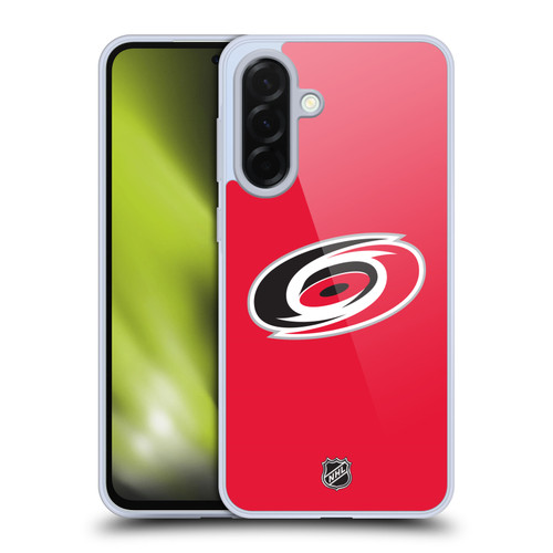 NHL Carolina Hurricanes Plain Soft Gel Case for Samsung Galaxy A36 5G