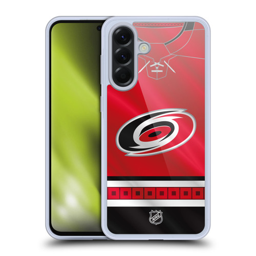 NHL Carolina Hurricanes Jersey Soft Gel Case for Samsung Galaxy A56 5G