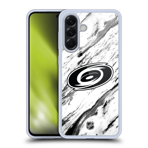 NHL Carolina Hurricanes Marble Soft Gel Case for Samsung Galaxy A56 5G