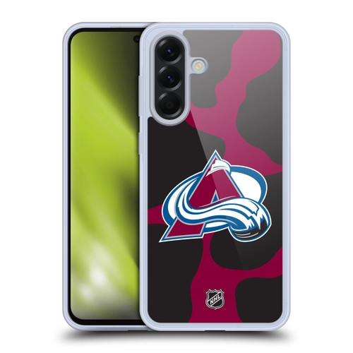 NHL Colorado Avalanche Cow Pattern Soft Gel Case for Samsung Galaxy A56 5G
