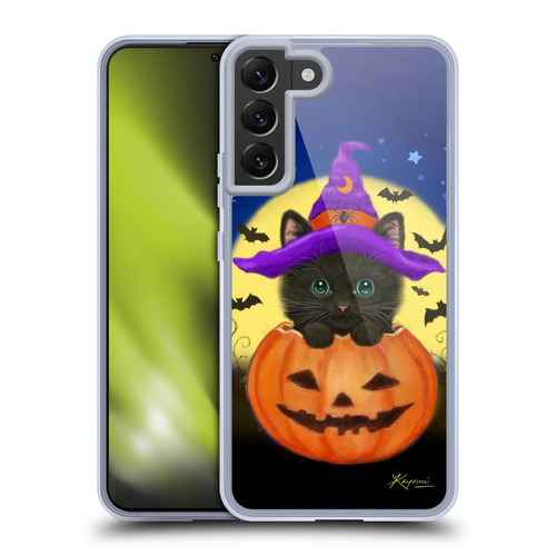 Kayomi Harai Animals And Fantasy Halloween With Cat Soft Gel Case for Samsung Galaxy S22+ 5G & MagSafe