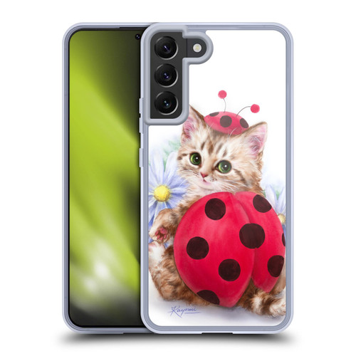 Kayomi Harai Animals And Fantasy Kitten Cat Lady Bug Soft Gel Case for Samsung Galaxy S22+ 5G & MagSafe