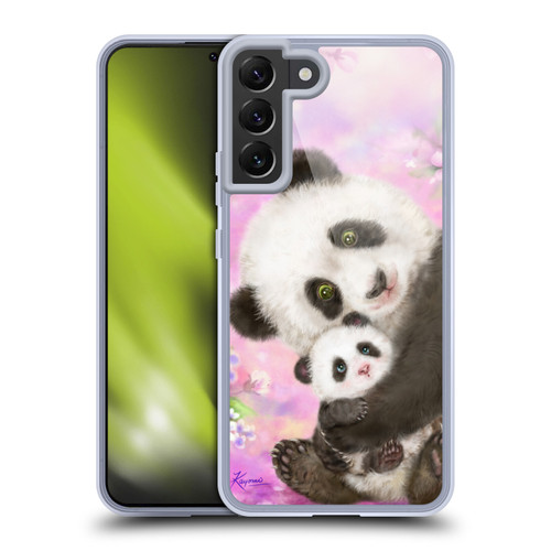 Kayomi Harai Graphic Art Panda Mom And Baby Soft Gel Case for Samsung Galaxy S22+ 5G & MagSafe