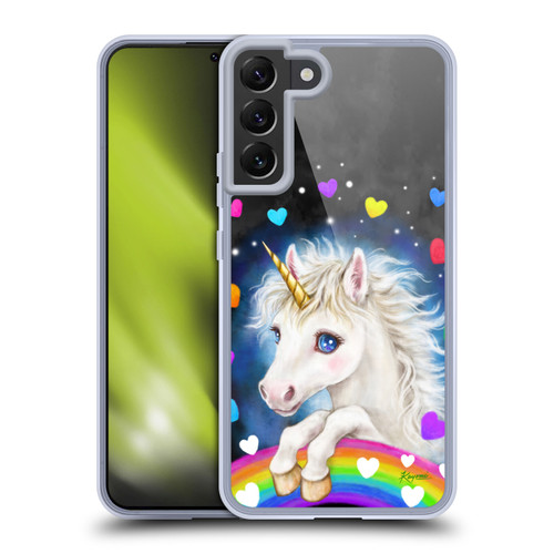 Kayomi Harai Magical Fantasy Lovely Unicorn Soft Gel Case for Samsung Galaxy S22+ 5G & MagSafe
